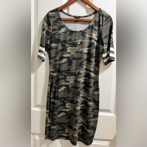 Rue21 Camo t-shirt style dress